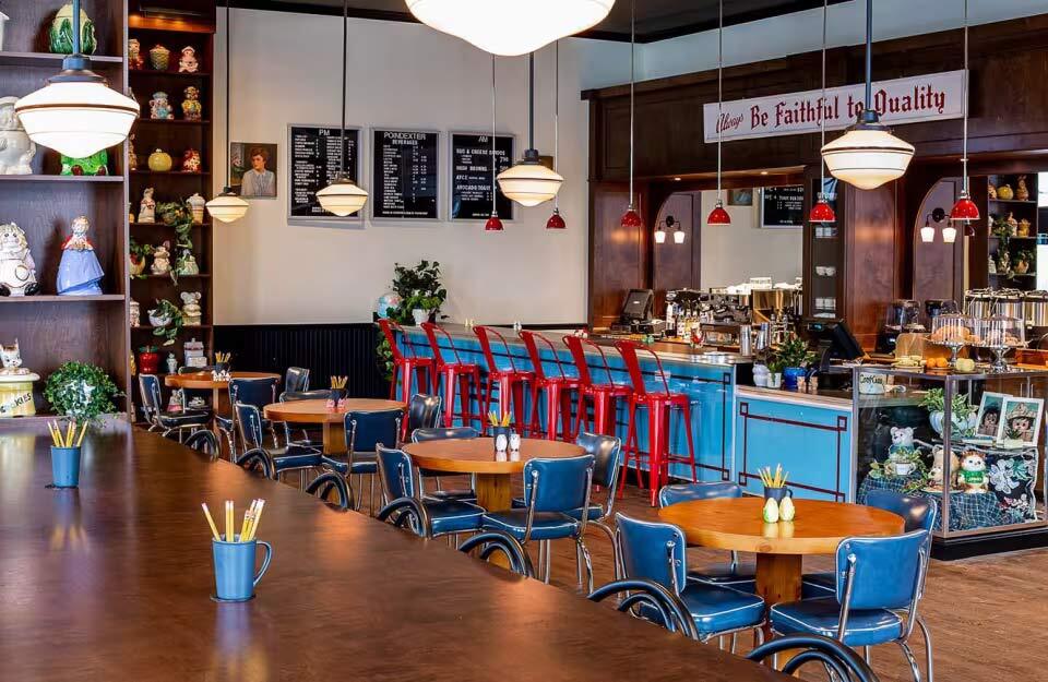 Poindexter Coffee Shop Interior